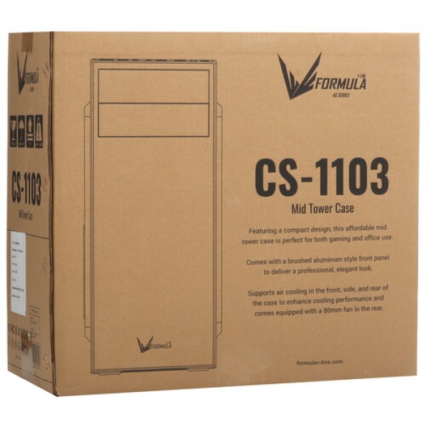 Корпус Formula CS-1103 [CS-1103-S-BK-v1] черный