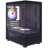 Корпус 1STPLAYER MIKU Mi2-A [Mi2-A-BK-2F1R-1F1/2F1] черный