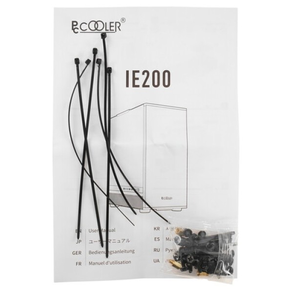Корпус PCCooler IE200 BK [C3-A500BKG1-GL] черный