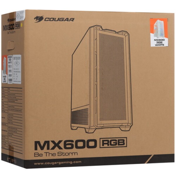 Корпус Cougar MX600 RGB White [3857C90.0018] белый
