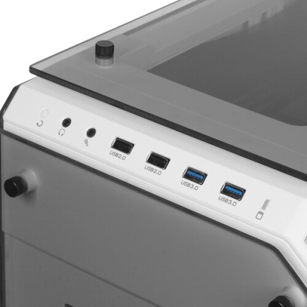 Корпус Thermaltake View 71 Tempered Glass SNOW Edition RGB [CA-1I7-00F6WN-00] белый
