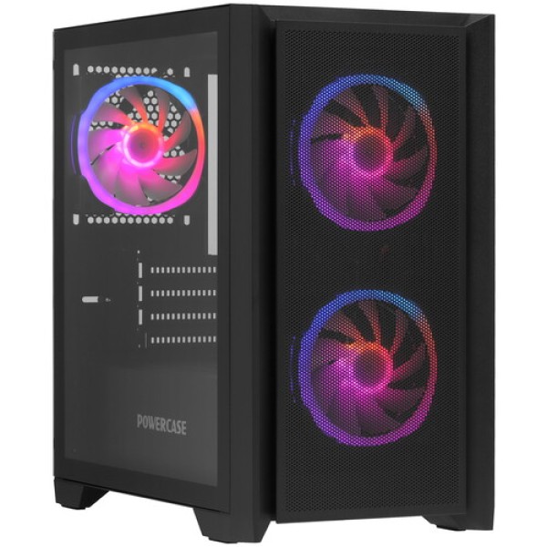 Корпус PowerCase Alisio Micro Z3B ARGB [CAMZB-A3] черный