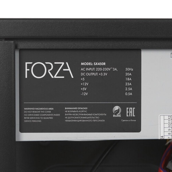 Корпус Foxline FZ-059 [FZ-059-SX450R-U32C] черный