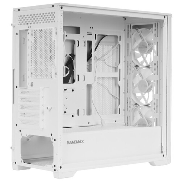 Корпус GameMax Destroyer TGW [ГС-00007417] белый