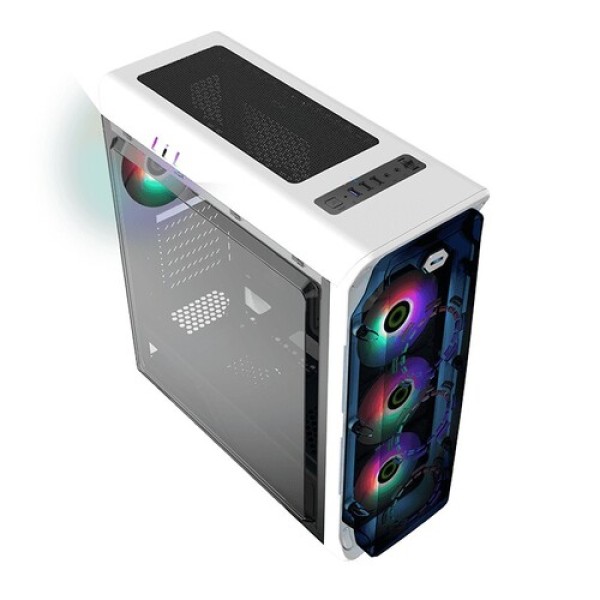 Корпус GameMax StarLight FRGB WT [StarLightFRGBWT] белый