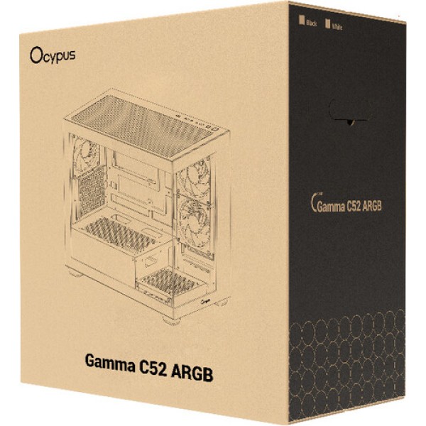Корпус Ocypus Gamma C52 WH ARGB белый