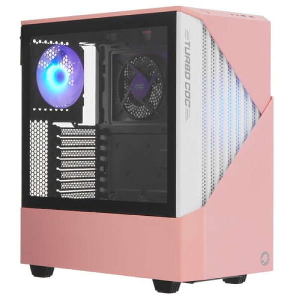 Корпус GameMax Contac COC WP [MFG.T806] розовый
