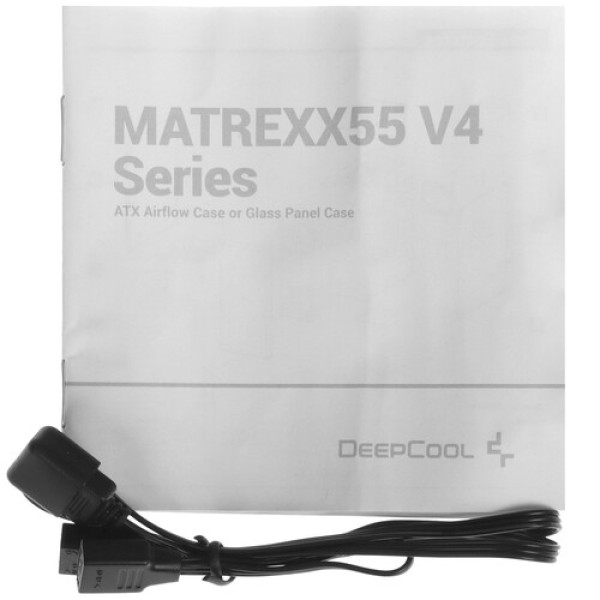 Корпус DEEPCOOL MATREXX 55 V4 [R-MATREXX55-BKADA4-G-4] черный