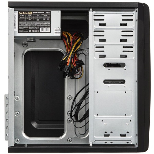 Корпус ExeGate CP-604-CP500 [EX280389RUS] черный