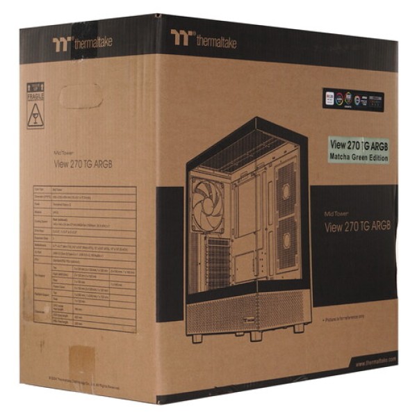 Корпус Thermaltake View 270 TG ARGB Matcha Green [CA-1Y7-00MEWN-00] зеленый