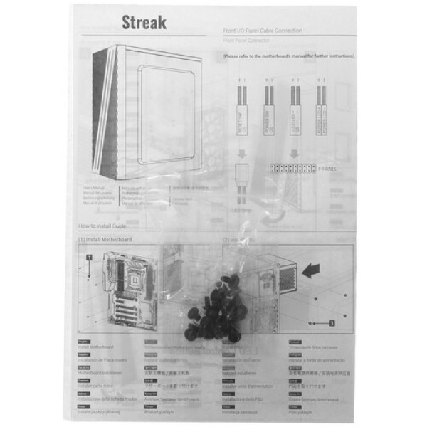 Корпус AeroCool Streak [ACCM-PV19012.11] черный