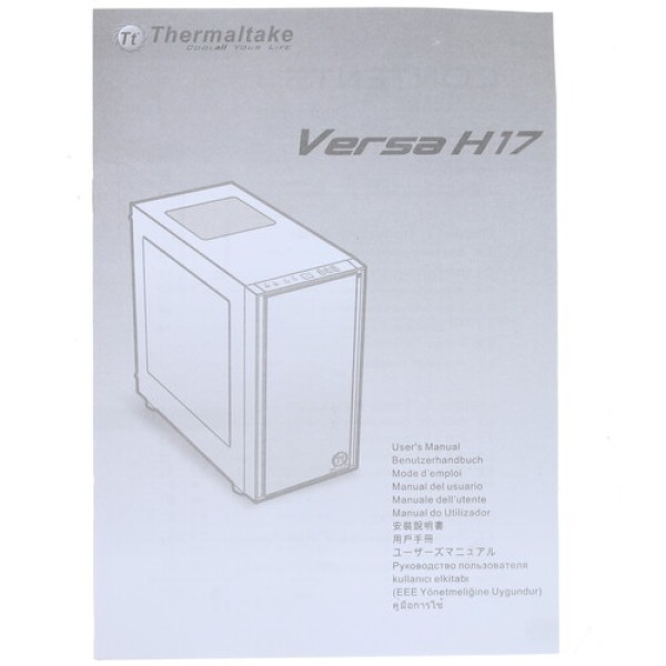 Корпус Thermaltake Versa H17 [CA-1J1-00S1NN-02] черный