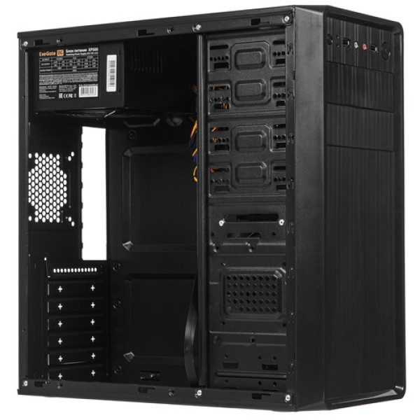 Корпус ExeGate XP-401-XP500 [EX283733RUS] черный