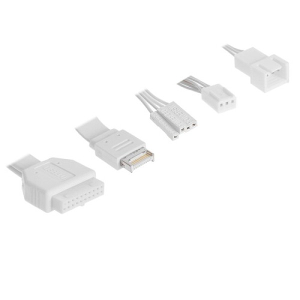 Корпус PCCooler K101 MESH [K101 MESH WH 3F] белый