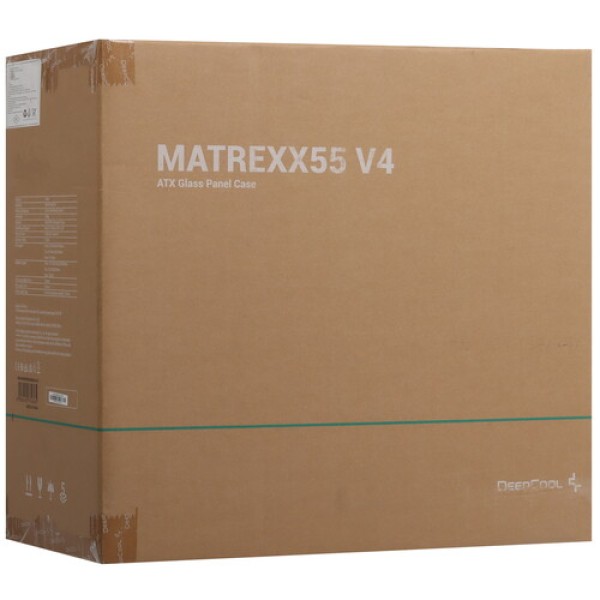 Корпус DEEPCOOL MATREXX 55 V4 [R-MATREXX55-BKADA4-G-4] черный
