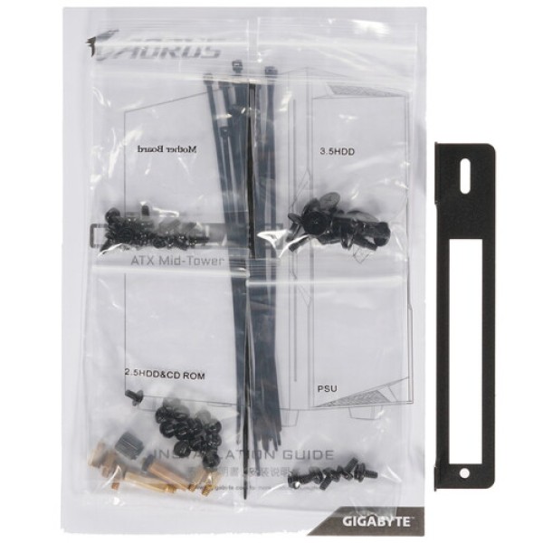 Корпус GIGABYTE AORUS C300 GLASS [9BAC300G-00-10] черный