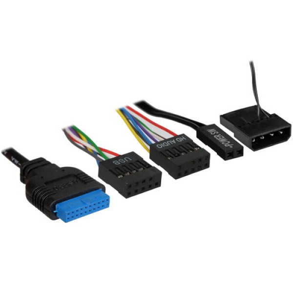 Корпус BaseTech GFX-01 [BT-GFX-01-RGB] черный