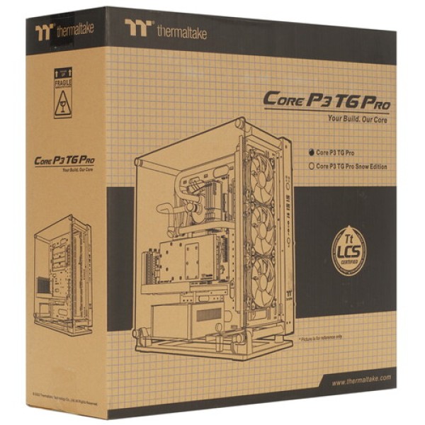 Корпус Thermaltake Core P3 TG Pro [CA-1G4-00M1WN-09] черный