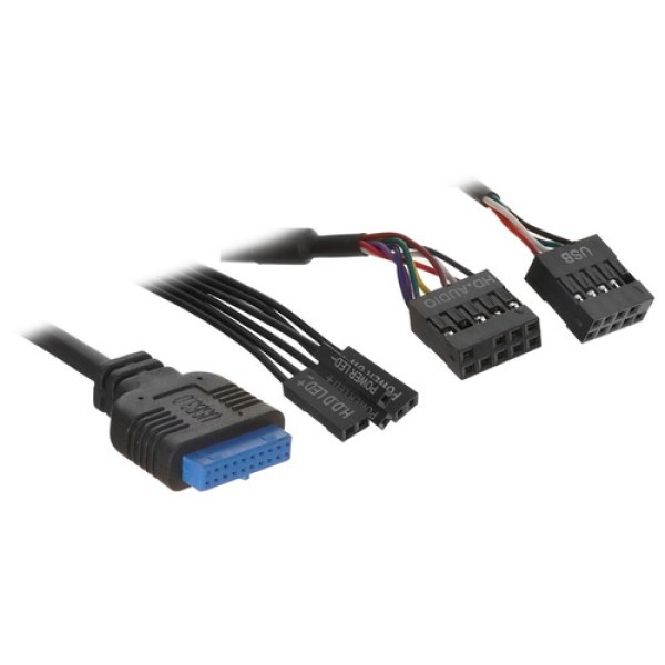 Корпус AeroCool Scape [Scape-G-BK-v2] черный