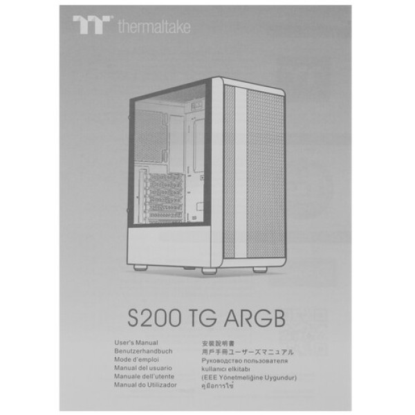 Корпус Thermaltake S200 TG ARGB [CA-1X2-00M1WN-00] белый