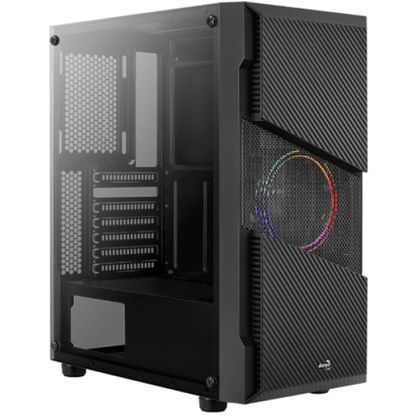 Корпус AeroCool Menace Saturn FRGB [Menace Saturn FRGB-G-BK-v1] черный