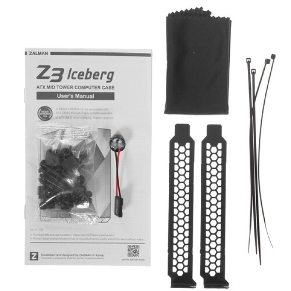 Корпус ZALMAN Z3 Iceberg [Z3 Iceberg Black] черный