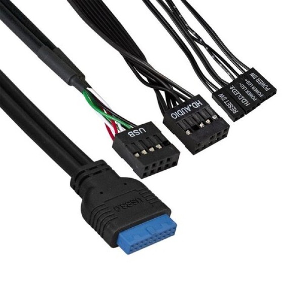 Корпус ExeGate BAA-105U2-01-AA500 [EX291148RUS] черный