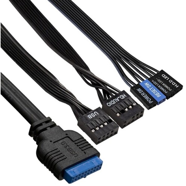 Корпус ExeGate AA-442U2-AA500 [EX290190RUS] черный