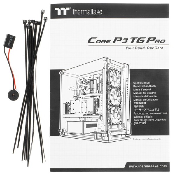Корпус Thermaltake Core P3 TG Pro [CA-1G4-00M1WN-09] черный