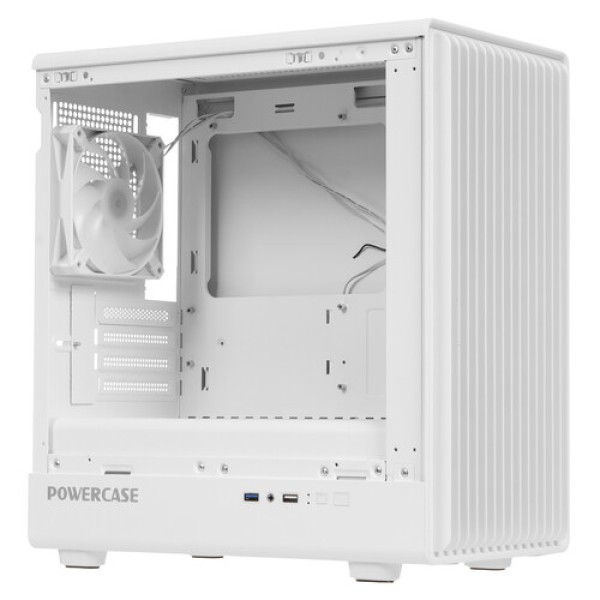Корпус PowerCase Mistral Micro C4W ARGB [CMMCW-A4] белый