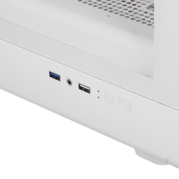 Корпус PowerCase Mistral Micro C4W ARGB [CMMCW-A4] белый