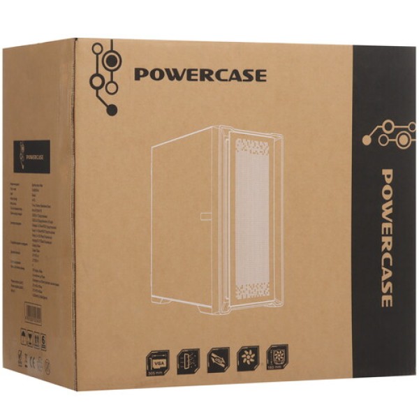 Корпус PowerCase ByteFlow Micro [CAMBFW-A4] белый