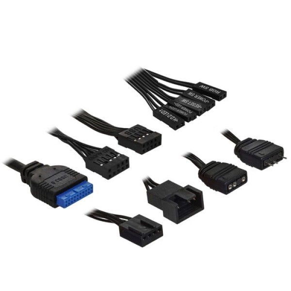 Корпус PCCooler ME200 MESH BK [C3-A520BKP3-G] черный