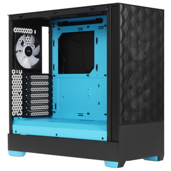 Корпус Fractal Design Pop Air RGB Cyan [FD-C-POR1A-02] черный