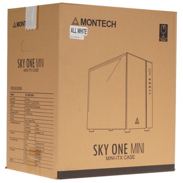 Корпус MONTECH SKY ONE MINI белый