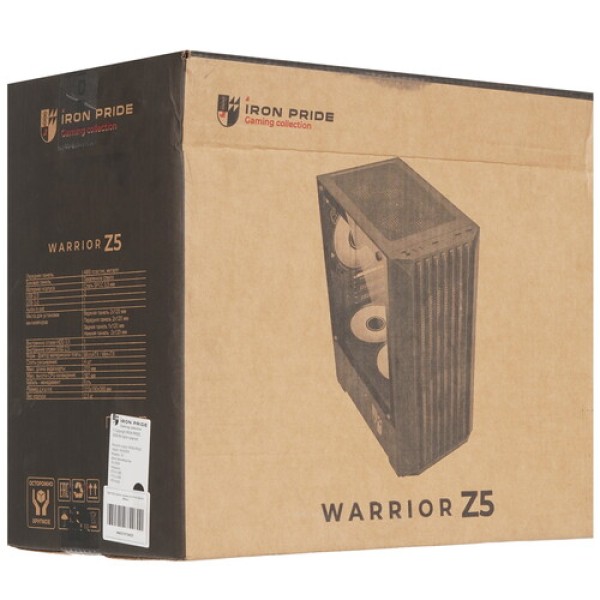 Корпус Iron Pride WARRIOR Z5 [УФ-00002538] черный