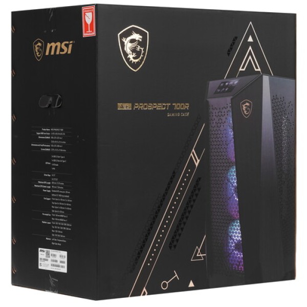Корпус MSI MEG PROSPECT 700R [306-7G15R21-W57] черный