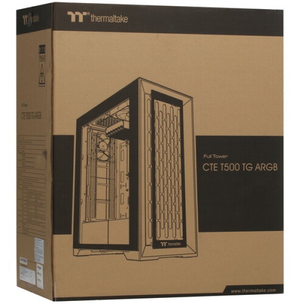 Корпус Thermaltake CTE T500 TG ARGB Snow [CA-1X8-00F6WN-01] белый