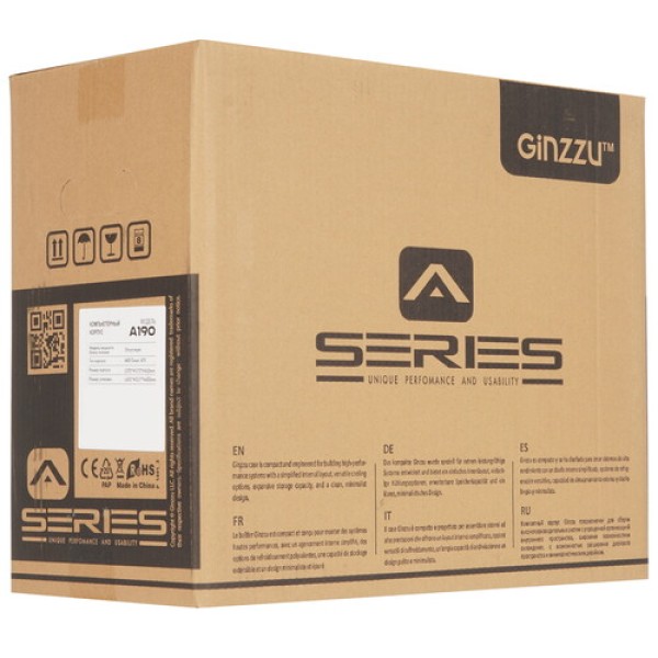 Корпус Ginzzu A190 черный