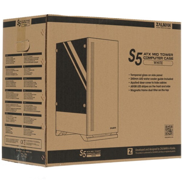 Корпус ZALMAN S5 белый