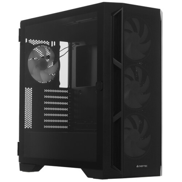Корпус CHIEFTEC APEX LUMO GA-01B-L-OP [GA-01B-L-OP] черный