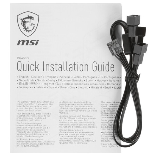 Корпус MSI MPG GUNGNIR 110R [306-7G10R22-W57] черный