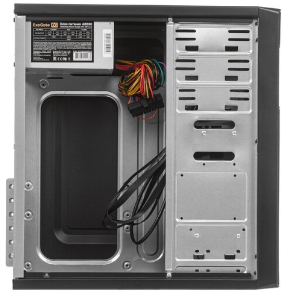 Корпус ExeGate CP-606U-AB550 [EX292998RUS] черный