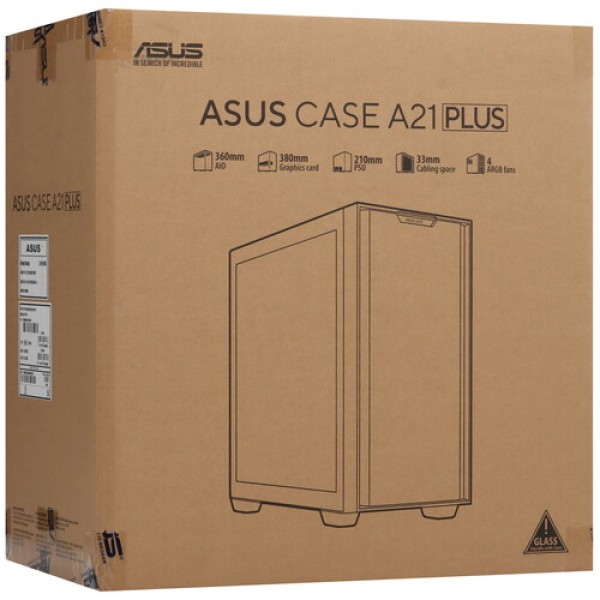 Корпус ASUS A21 PLUS [90DC00H0-B19010] черный