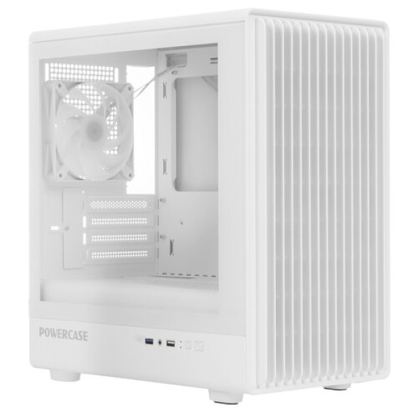 Корпус PowerCase Mistral Micro C4W ARGB [CMMCW-A4] белый