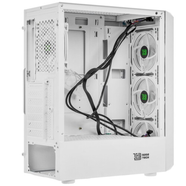 Корпус BaseTech eXtreme GFX-03 [BT-GFX-03W-MESH-4F-IB] белый