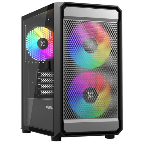 Корпус XASTRA A303M 3ARGB [A303M-2FC14A-1FC12A-D] черный