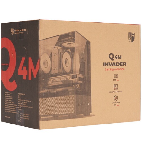 Корпус Iron Pride INVADER Q4M [УФ-00002537] белый