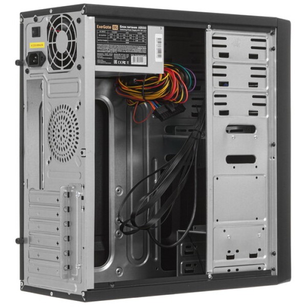 Корпус ExeGate CP-606U-AB550 [EX292998RUS] черный