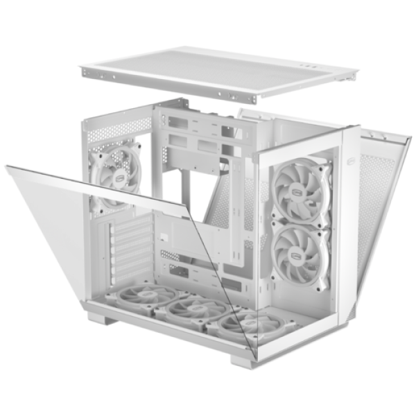 Корпус PCCooler C3 T500 ARGB WH [C3-T500WHD6-GL] белый